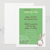 イースターエッグハントの招待状 招待状 (正面/裏面)