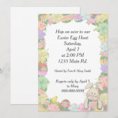 イースターエッグハントの楽しみ 招待状 (正面/裏面)