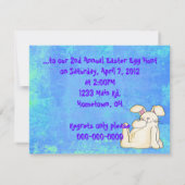 イースターエッグハントへの招待 招待状 (裏面)
