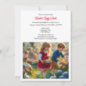 イースターエッグハントへの招待 招待状 (正面)