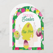 イースターエッグハントへの招待 招待状 (正面/裏面)