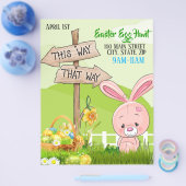 イースターエッグハントイベントチラシ チラシ (シングル)