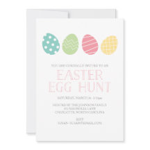 イースターエッグハントパーティーの招待状