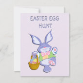 イースターエッグハントパーティーの招待状 招待状 (正面)