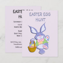 イースターエッグハントパーティーの招待状