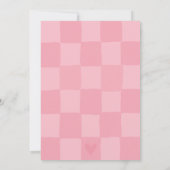 イースターエッグハントランチ かわいい ブルー 水彩 うさぎ 招待状 (裏面)