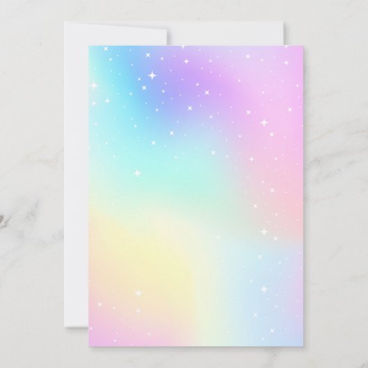 イースターエッグハント招待状 - パステルカラー 招待状 (裏面)