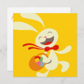 イースターエッグハント招待状 招待状 (正面/裏面)