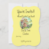 イースターエッグハント招待状 招待状 (裏面)