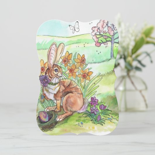 イースターエッグハント招待状 招待状 (スタンド正面)