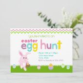 イースターエッグハント招待状 5x7 招待状 (スタンド正面)