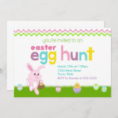 イースターエッグハント招待状 5x7 招待状 (正面/裏面)