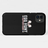 イースターエッグハント監督者 ユーモアあふれるイースターうさぎ Case-Mate iPhoneケース (裏面(横))