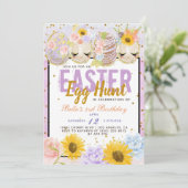 イースターエッグハント誕生日 招待状 (スタンド正面)