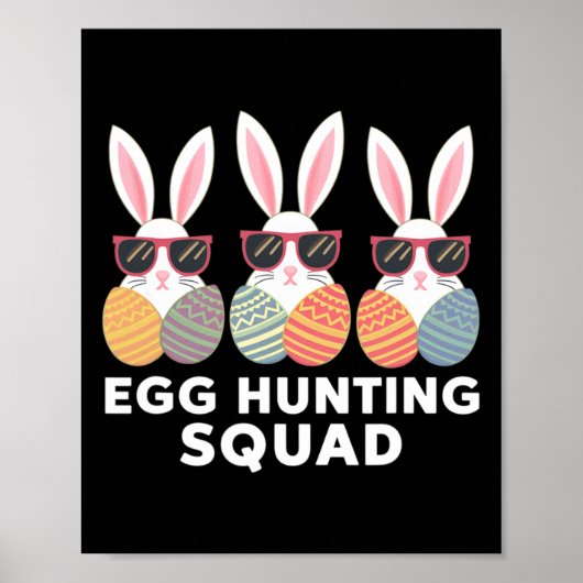 イースターエッグハント隊　男子 女子 家族 ポスター (正面)