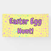 イースターエッグハント！かわいいバナー 横断幕 (横)