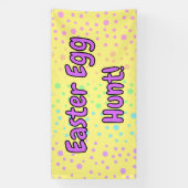 イースターエッグハント！かわいいバナー 横断幕 (縦)