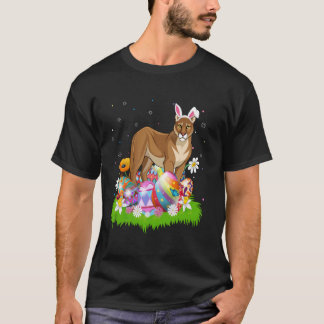 イースターエッグハント ウサギの耳 ピューマ 日曜日 Tシャツ