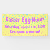 イースターエッグハント！カスタムバナー 横断幕 (横)