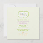 イースターエッグハント ファミリーピクニック 招待状 (裏面)