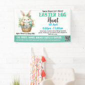 イースターエッグハント 学校または教会の資金調達イベント 横断幕 (インサイチュ)