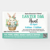 イースターエッグハント 学校または教会の資金調達イベント 横断幕 (横)