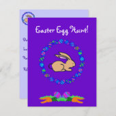 イースターエッグハント! 招待状 (正面/裏面)