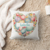 イースターエッグハート クッション (ブランケット)