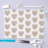 イースターエッグハート 薄葉紙 (クラフト)