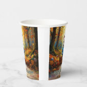 イースターエッグバスケットを持つイースターバニーのピーター 紙コップ (右)