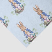 イースターエッグバスケットを持つウサギのピーター 薄葉紙 (詳細)