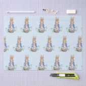 イースターエッグバスケットを持つウサギのピーター 薄葉紙 (クラフト)