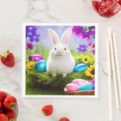 イースターエッグバスケット付きイースターバニー (インサイチュ)