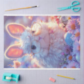 イースターエッグバニーのデコパージュ 薄葉紙 (クラフト)