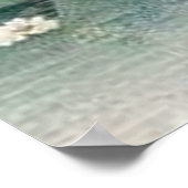 イースターエッグバニーボート若いカップルの風景 ポスター (角)