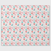 イースターエッグバニー耳パターン ラッピングペーパー (フラット)