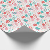 イースターエッグバニー耳パターン ラッピングペーパー (角)