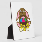 イースターエッグバニー フォトプラーク (側面)