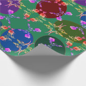 イースターエッグバラパターンファベルゲインスパイア ラッピングペーパー (角)