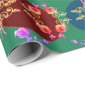 イースターエッグバラパターンファベルゲインスパイア ラッピングペーパー (ロールコーナー)