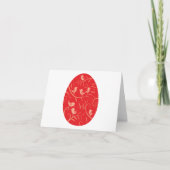 イースターエッグバード サンキューカード (正面)