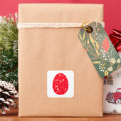 イースターエッグバード スクエアシール