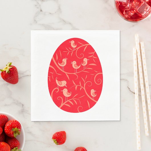 イースターエッグバード スタンダードランチョンナプキン