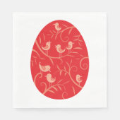 イースターエッグバード スタンダードランチョンナプキン (正面)