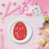 イースターエッグバード ペーパープレート (パーティー)