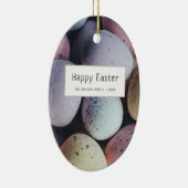 イースターエッグパステルハッピーイースターファミリー セラミックオーナメント (右)