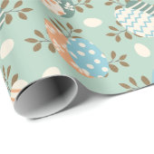 イースターエッグパステルパターン ラッピングペーパー (ロールコーナー)