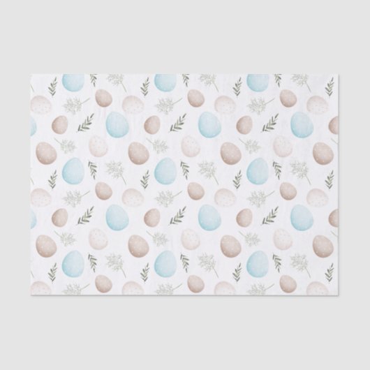 イースターエッグパターンティッシュペーパー 薄葉紙 (正面)