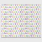 イースターエッグパターンラッピング紙 ラッピングペーパー (フラット)