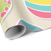 イースターエッグパターン包装紙 ラッピングペーパー (ロールコーナー)